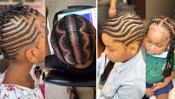 Eye popping and stunning braided Hairstyles for kids
