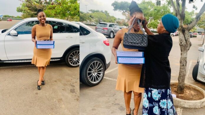 “Hey Mom,We Won!” – Lady Celebrates With Her Mother As She Becomes A Lawyer