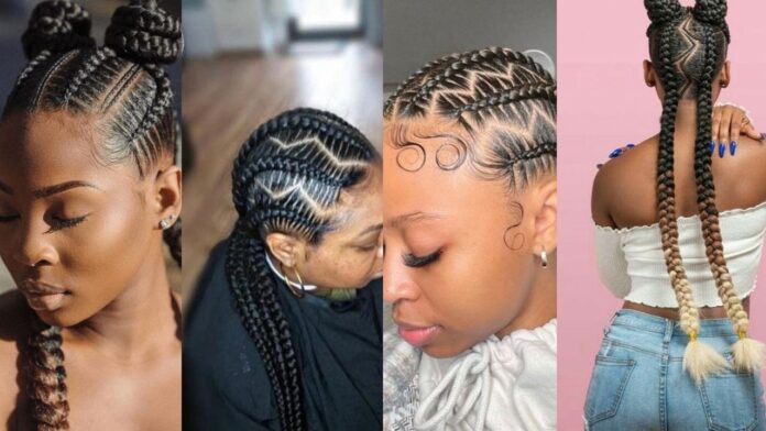 Latest Stunning and Amazing Braided Cornrows and Zig-zag styles for stylish ladies.