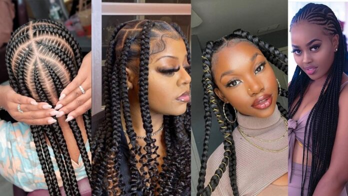 Top 10 latest Gorgeous Braided hairstyles for Chicky ladies.
