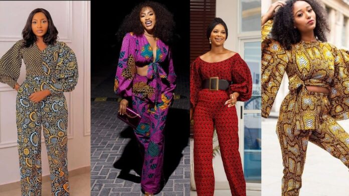 2021 Latest Ankara Top and Trouser styles for ladies