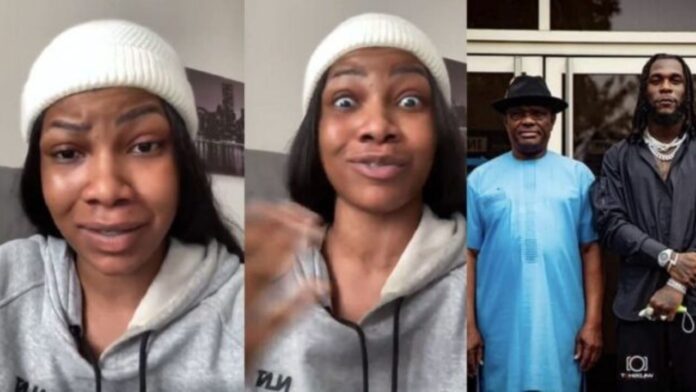 “You’re mad if you say Gov. Wike is irresponsible for gifting Burna Boy a land and money” – BBNaija Tacha Tongue lash people condemning Rivers State Governor(video)