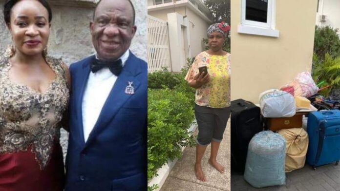Nigerian Billionaire throws his wife and Kids out after his side chic ordered him to(Photos)