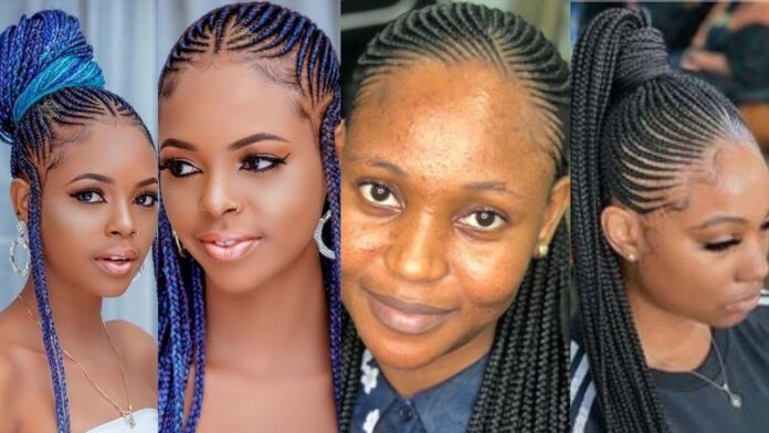 Most beautiful and Eye popping Ghana weaving styles for your next Hairdo