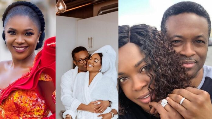 “I love you forever as the fire of our love grows increasingly”- Actress Omoni Oboli Husband,Nnamdi sends beautiful words to her as she adds another age
