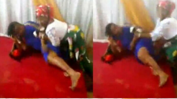 Pastor’s wife and a female member beat each other up in the church in Umuahia (Video)