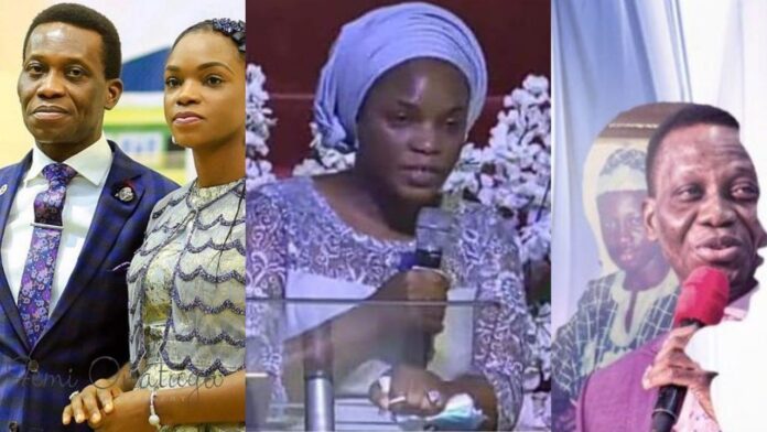 “My husband wasn't afraid of death”-wife of Pastor Dare Adeboye says as she Pays Tribute To Him At His Funeral(Video)