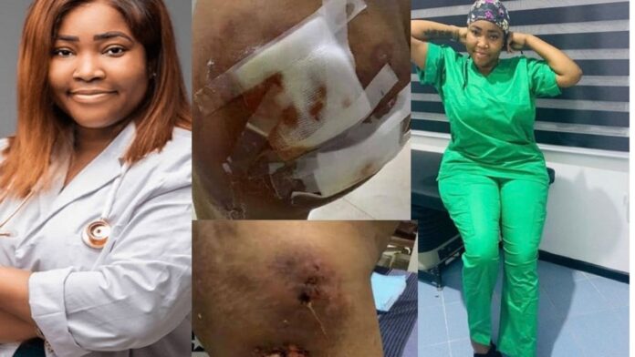 Cosmetic Surgeon, Dr Anu Under Fire As Lady Calls Her Out Over Failed Buttocks Surgery