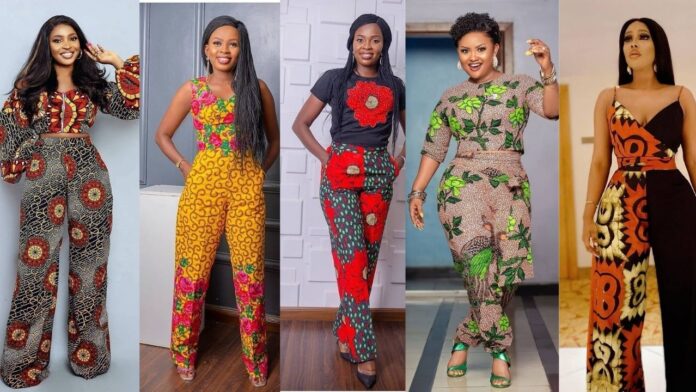 Beautiful and Badass Ankara Top and Trousers for Fashionistas