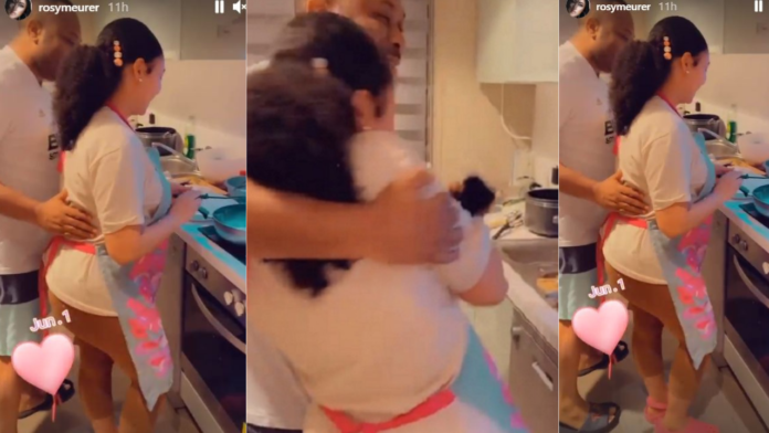 Actress Rose Meurer shares lovely videos with husband Churchil as she makes dinner for him(Videos)