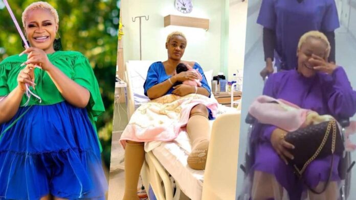 “Happiest day of my life” – Uche Ogbodo as she’s finally discharged after ten days in hospital (Video)