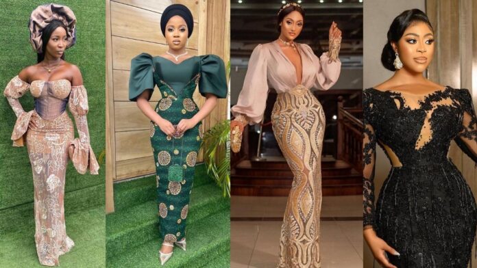 Beautiful, Gorgeous and Elegant Asoebi styles for slaying Queens
