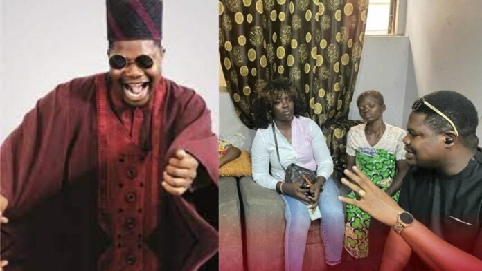 Comedian, Mr Macaroni donates N500,000 to family of young girl killed during Yoruba Nation rally, Appeals to others to do Desame