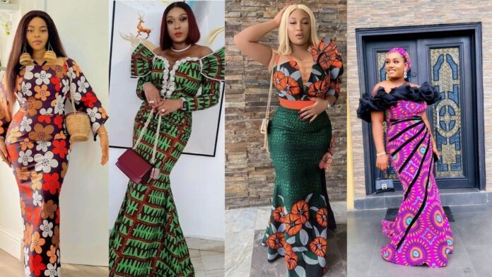 Fabulous Ankara Long Gown Styles for Aso-ebi and Owambe/Parties