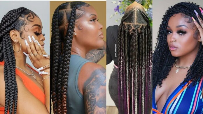 Hairstyles : Beautiful Braided hairstyles with Edges IdeaHairstyles : Beautiful Braided hairstyles with Edges Idea
