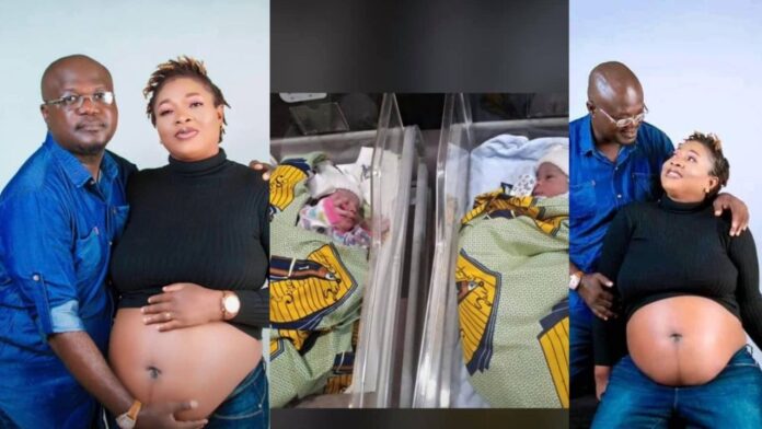 Celebration as Imo traditional ruler and his wife welcome twins after 15 years of marriage