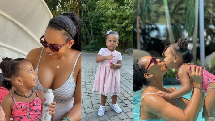 “I bled for 4 months, got electrocuted in the shower” — BBNaija’s TBoss Narrates her pregnancy experience as her Daughter adds another age
