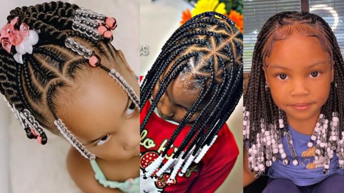 Hairstyles : Cute Beaded Latest Hairstyles for Girls