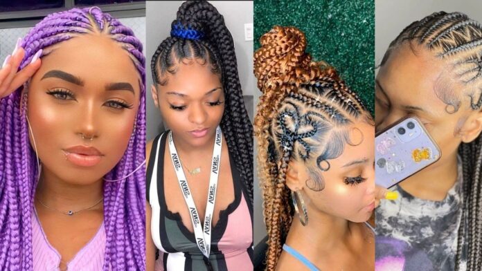 Hairstyles : Latest, Beautiful Feed-In Braids to try next