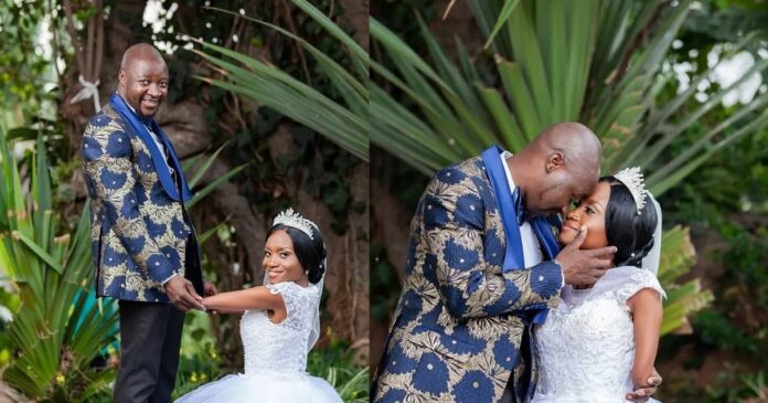 Young Differently-Abled Lady shares Beautiful photos from her wedding Ceremony(See pictures)