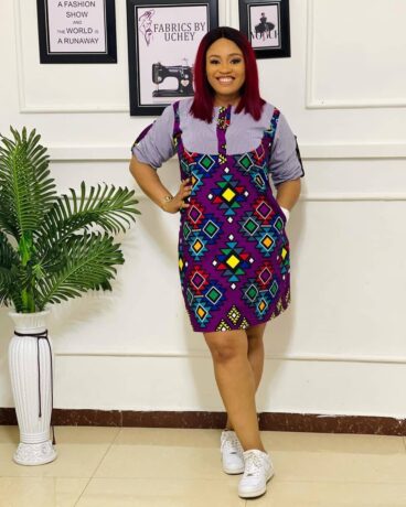  Pretty, Elegant Ankara short gown styles to wear for corporate events
