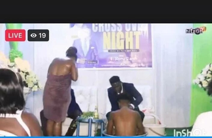  Moment Pastor bathes female church members nak*d and rubs oil on them (video)