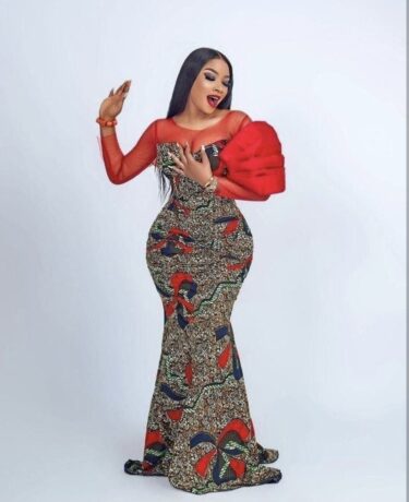 attractive latest ankara long gown styles 