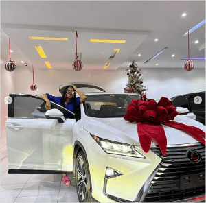  BBNaija Star, Liquorose Buys Herself A Brand New Lexus SUV As New Year’s Gift