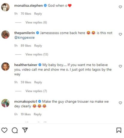 "You wey be girl still dey single, James wey be man don get boyfriend” – Reactions as James Brown flaunts mystery man, “Papito” (Video)