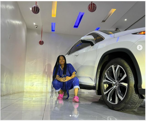 BBNaija Star, Liquorose Buys Herself A Brand New Lexus SUV As New Year’s Gift(photos)