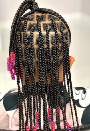 Beautiful Black Kids hairstyles with Beads to look super cute