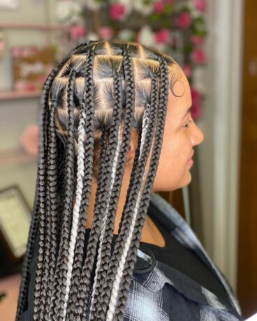  Hairstyles 2022 : Unique, Dazzling jumbo box braid styles to look younger