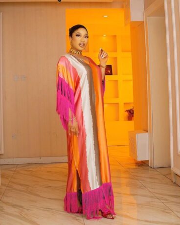 Actress Tonto Dikeh reacts after being called out by her colleague, Ada Karl, over N80K unpaid debt