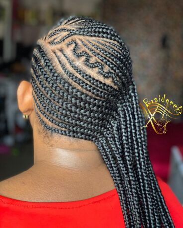 2022 Ghana weaving styles with edges idea for you to recreate.