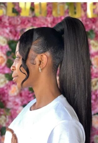 2022 Latest, attractive pony tail hairstyles to make you look stunning