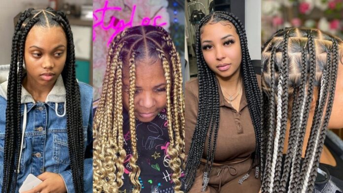 Hairstyles 2022 : Unique, Dazzling jumbo box braid styles to look younger