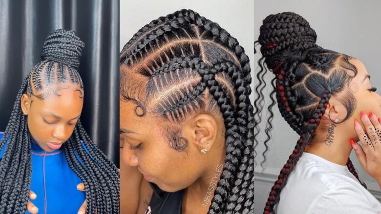 2022 Ghana weaving styles with edges idea for you to recreate.
