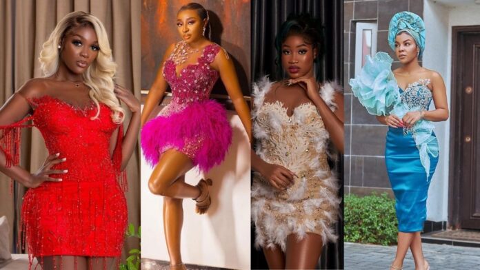 Asoebi 2022 : Dazzling short gown styles to make you talk of the party