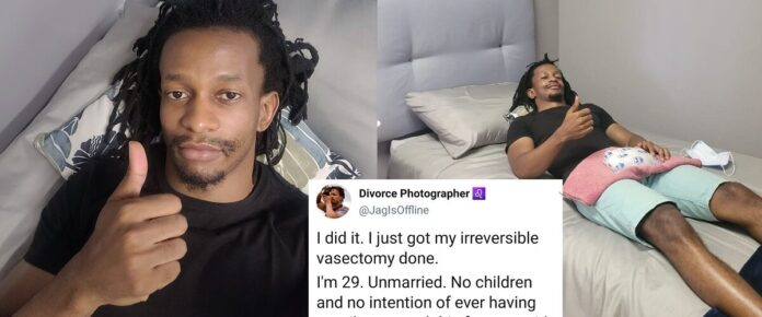 “I’ve wanted this for years” – 29-year-old man who has never had kids celebrates after undergoing vasectomy