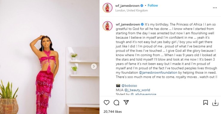   When I was 9 years old, I predicted I’d blow – Crossdresser, James Brown reminisce over his life as he adds another year