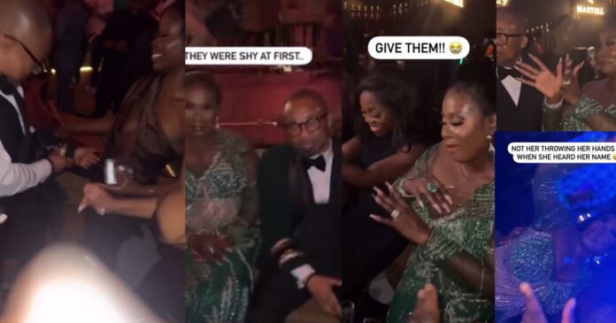 Mixed reactions as Nigerian lady takes her parents clubbing on her birthday (video)