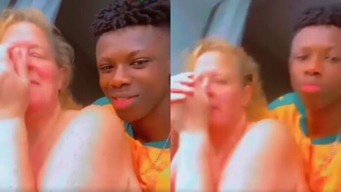 #Ageisjustanumber : Young man flaunts unconditional love between himself and his much older white partner (Video)