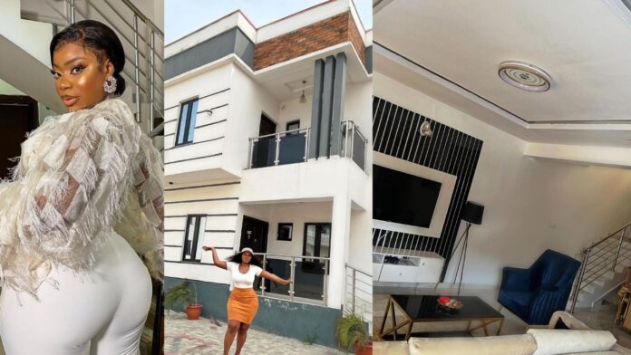 IG comedian Ashmusy Rejoices as she buys herself her dream house and hit One million followers on Instagram