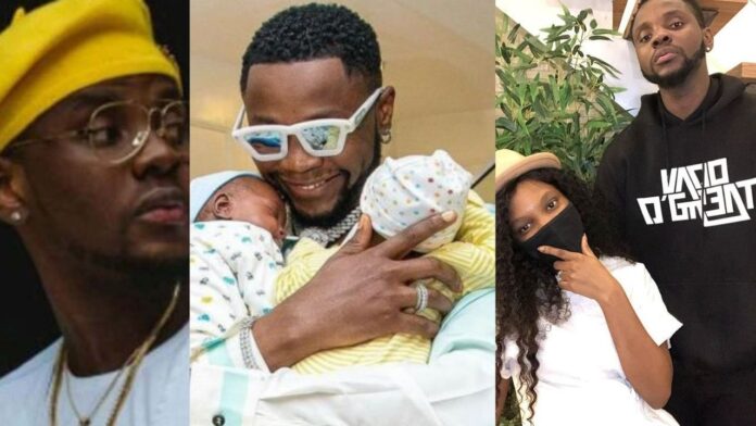 “She is even married” – Fans thrilled as Kizz Daniel reveals mother of triplets for the first time