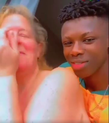 #Ageisjustanumber : Young man flaunts unconditional love between himself and his much older white partner (Video)