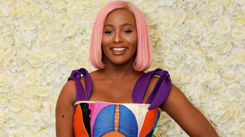 Emotional moment DJ Cuppy awards scholarship to 18-year-old girl who lost her dad (Video)