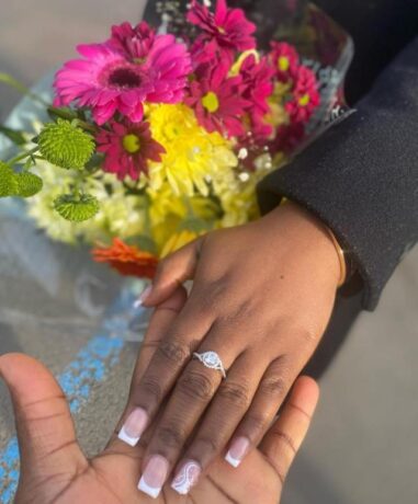 Nigerian Man Finally proposes to his girlfriend of 7 years with Helicopter (Photos)