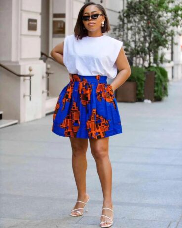 Ankara 2022 : Latest Beautiful peplum skirt and Blouse styles