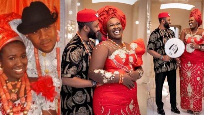 “I will marry you again and again” – Comedienne, Real Warri Pikin writes as she celebrates 9th wedding anniversary with hubby