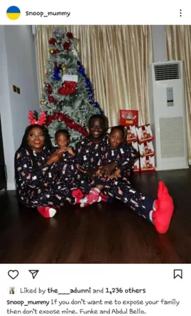 “If you don’t want me to expose your family then don’t expose mine" - JJC Skillz’s baby mama threatens to expose Funke Akindele as she shares a photo showing the faces of the couple’s twin boys(Photo)